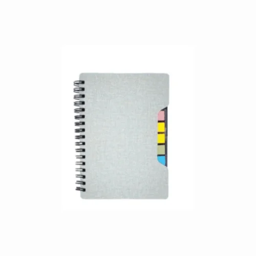 A6 Soft Cover Notebook with Sticky Notes