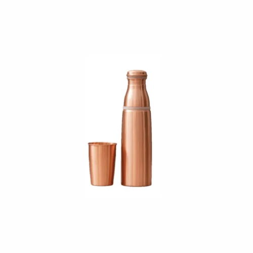 1000 ML Copper Water Bottle with Removable Glass