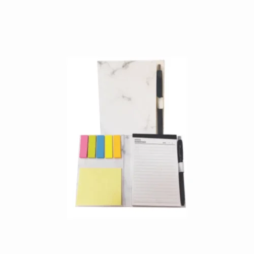 Marble Notepad with Sticky Note