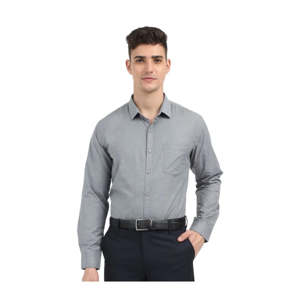 Customized Corporate Shirt Grey