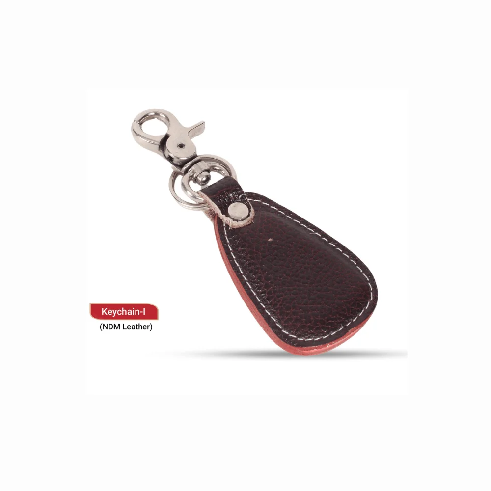 Custom Leather Keychain with Logo Embossed 608