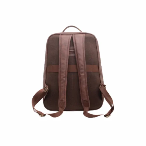 Premium Leatherette Laptop Backpack Phoenix Backview