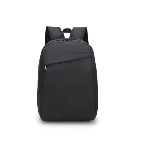 Custom Nylon Waterproof Laptop Backpack Black