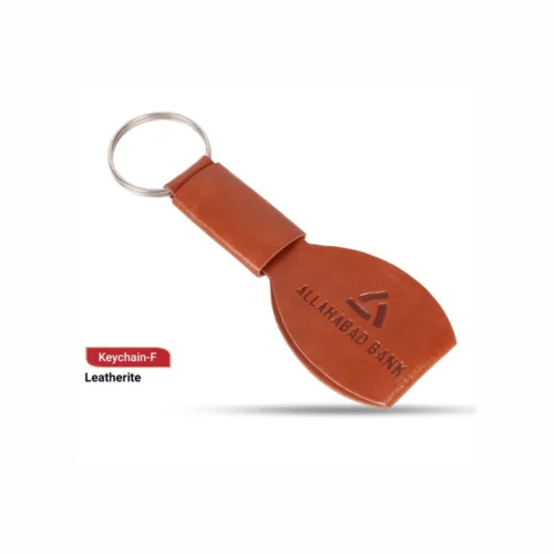 Custom Leather Keychain with Logo Embossed 602