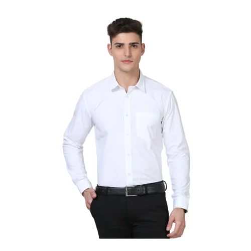 Customized Corporate Shirt White with Embroidery