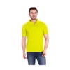 Promotional Nirmal Net Collar T-Shirt in Lemon Yellow