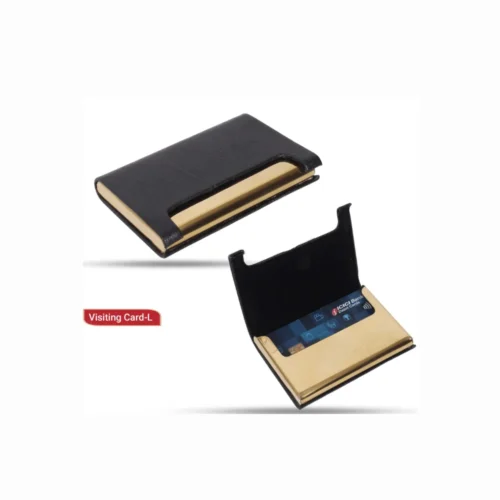 Leather Metal Card Holder Article 408