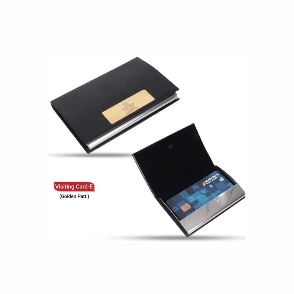 Leather Metal Card Holder Article 403