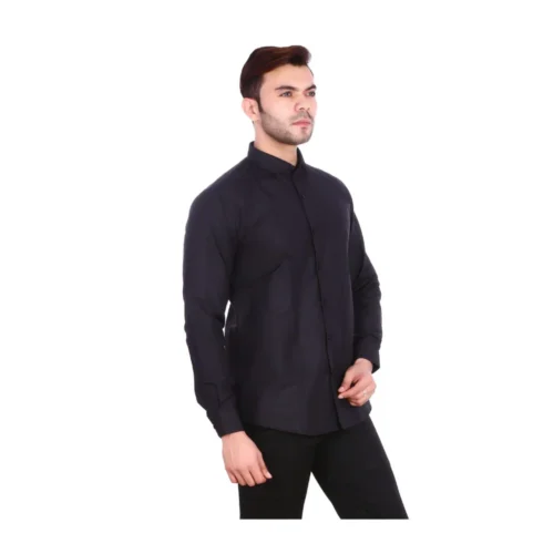 Custom Bombay Mill Shirt in Black