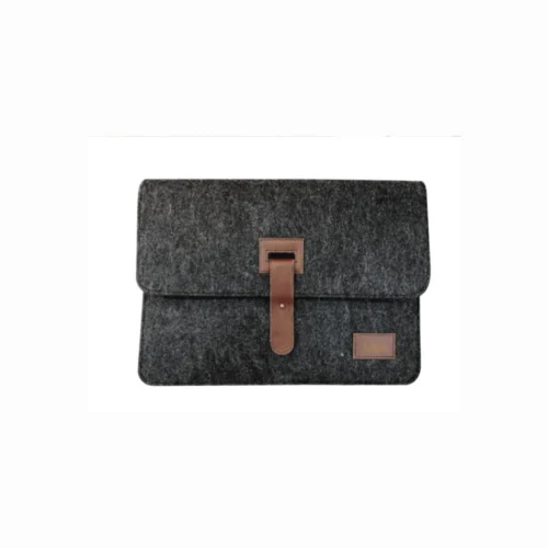 Eco Friendly sling Laptop Bag with Leather Strip