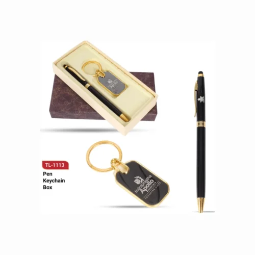 Metal Pen & Keychain Gift Set Article 303