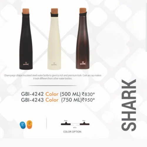 Speedex Shark Insulated Water Bottle