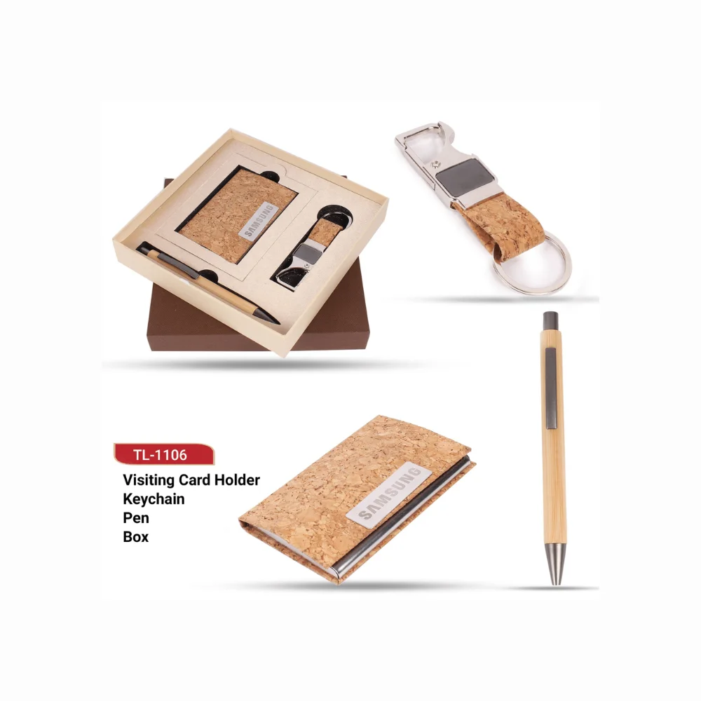 Wooden Corporate Gift Set 3in1