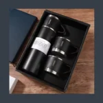 Stainless Steel Vacuum Flask Travel Mug with Cup