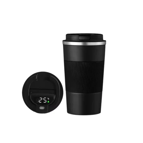 Smart Temperature Travel Coffee Mugs: Custom Logo Printed