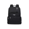 Designer Business Nylon Laptop Backpack with Logo Print