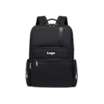 Designer Business Nylon Laptop Backpack with Logo Print