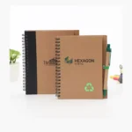 Custom Spiral Eco-Friendly Notebook with Recycled Pages