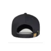 Baseball cap with metal buckle