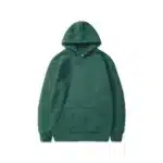 Customized 300 GSM Spun Matty Hoodie in Bottle Green