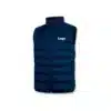 Customized Sleeveless Winter Puffer Jacket in Navy Blue