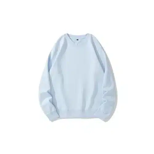 380 GSM Heavy Weight Crew Neck Sweatshirt in Light Blue