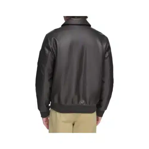 Genuine Leather Customized Jacket Backview