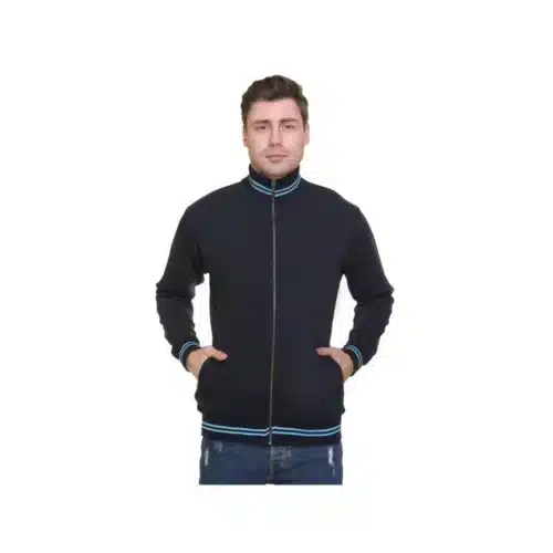 Zero Degree Turtle Neck Custom Sweatshirt(Navy Blue)