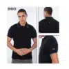 Customized Police Polo T-Shirt in black