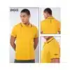 Customized Police Polo T-Shirt in Dark Yellow