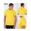 Customized Police Polo T-Shirt in Lemon Yellow