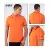 Customized Police Polo T-Shirt in Orange