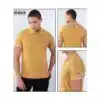 Customized Police Polo T-Shirt in Honey Yellow