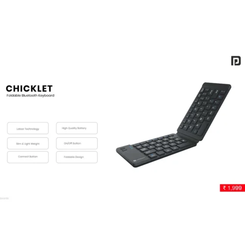 Chicklet Foldable Keyboard