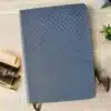 Dotted Canvas A5 Notebook in Blue