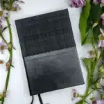 Leatherette A5 Velvet Black Notebook 192 Pages: