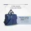 xExecutive Laptop Leather Bag in Blue