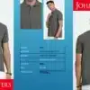 John Player Customized Polo T-Shirt in Olive