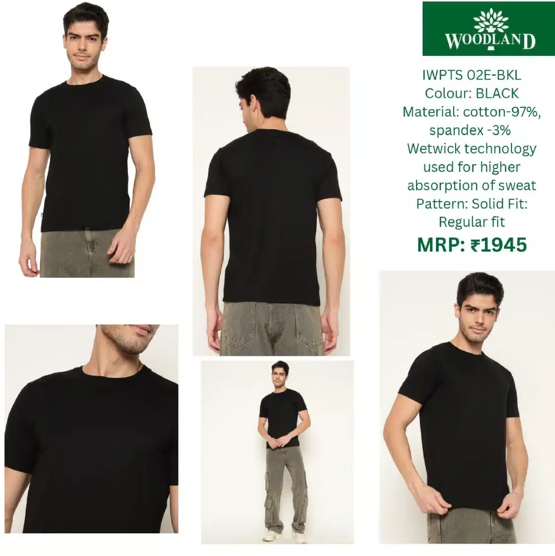Woodland t-shirts catalogue print and style visual