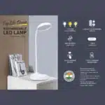E387 – TapLite Dome | Rechargeable LED Lamp with 3 Color Light & Brightness Adjustment