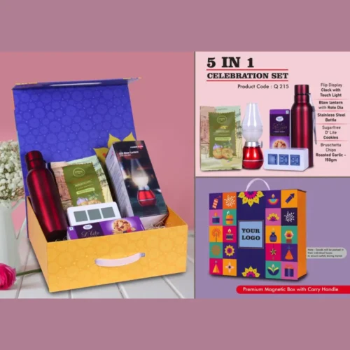 Q215 – Celebration Gift Set of 5 | Premium Magnetic Box with Handle