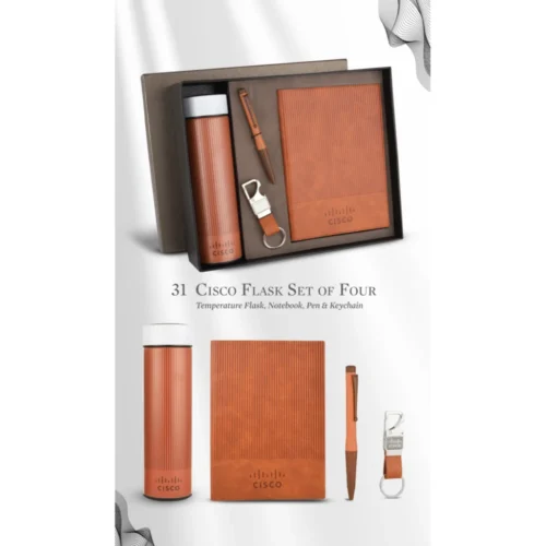 Brown color cisco flask joining kit set of 4