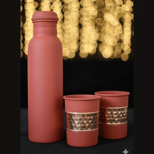 R Copper Water Bottle Set