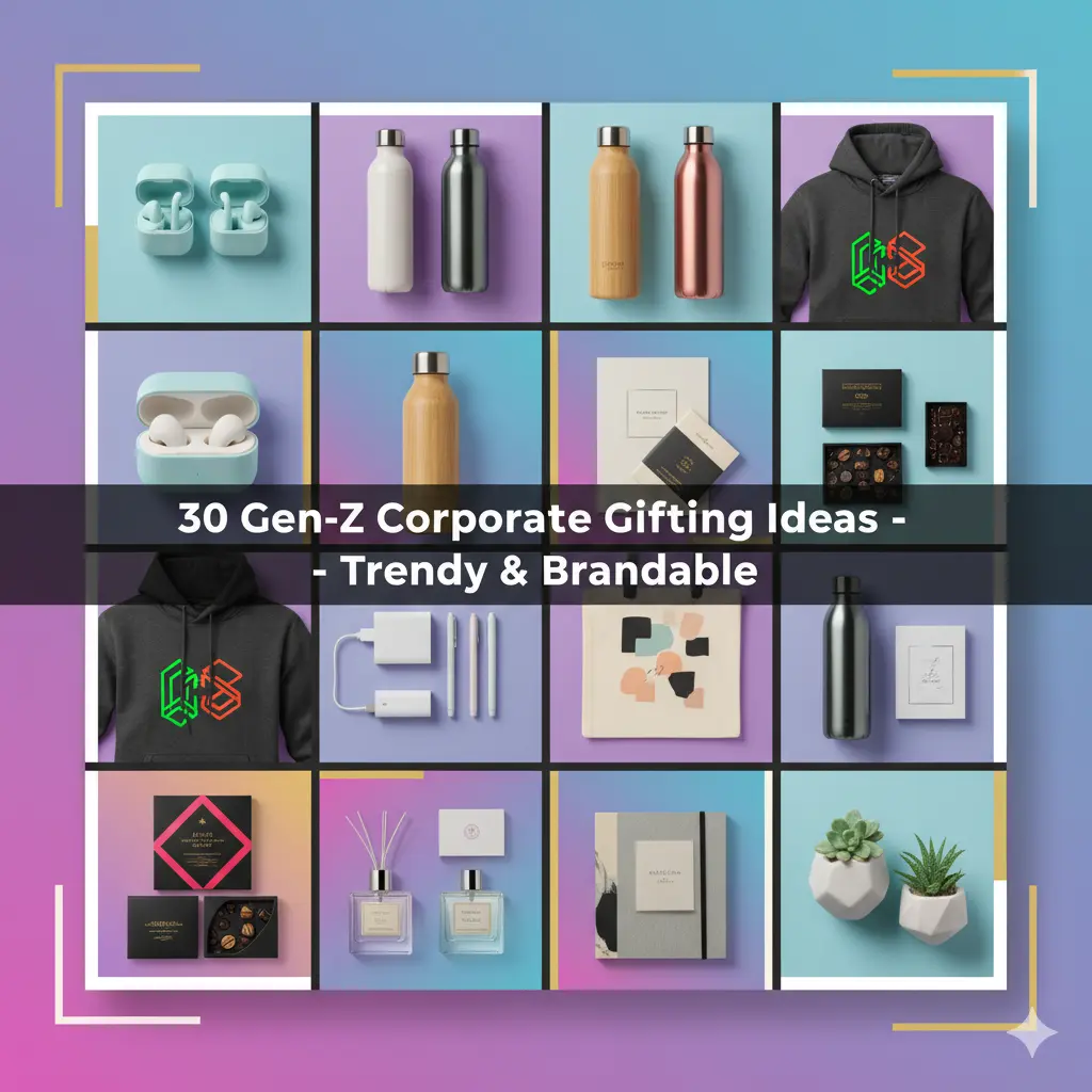 Modern onboarding gift box with branded merch by TheMerchStory