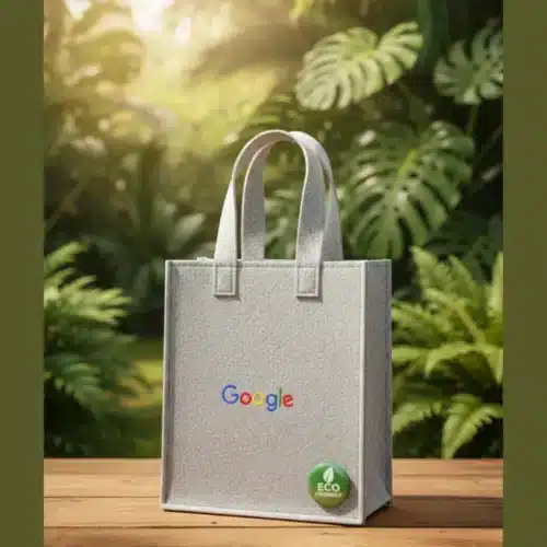 Light Grey Eco Friendly Felt Bag