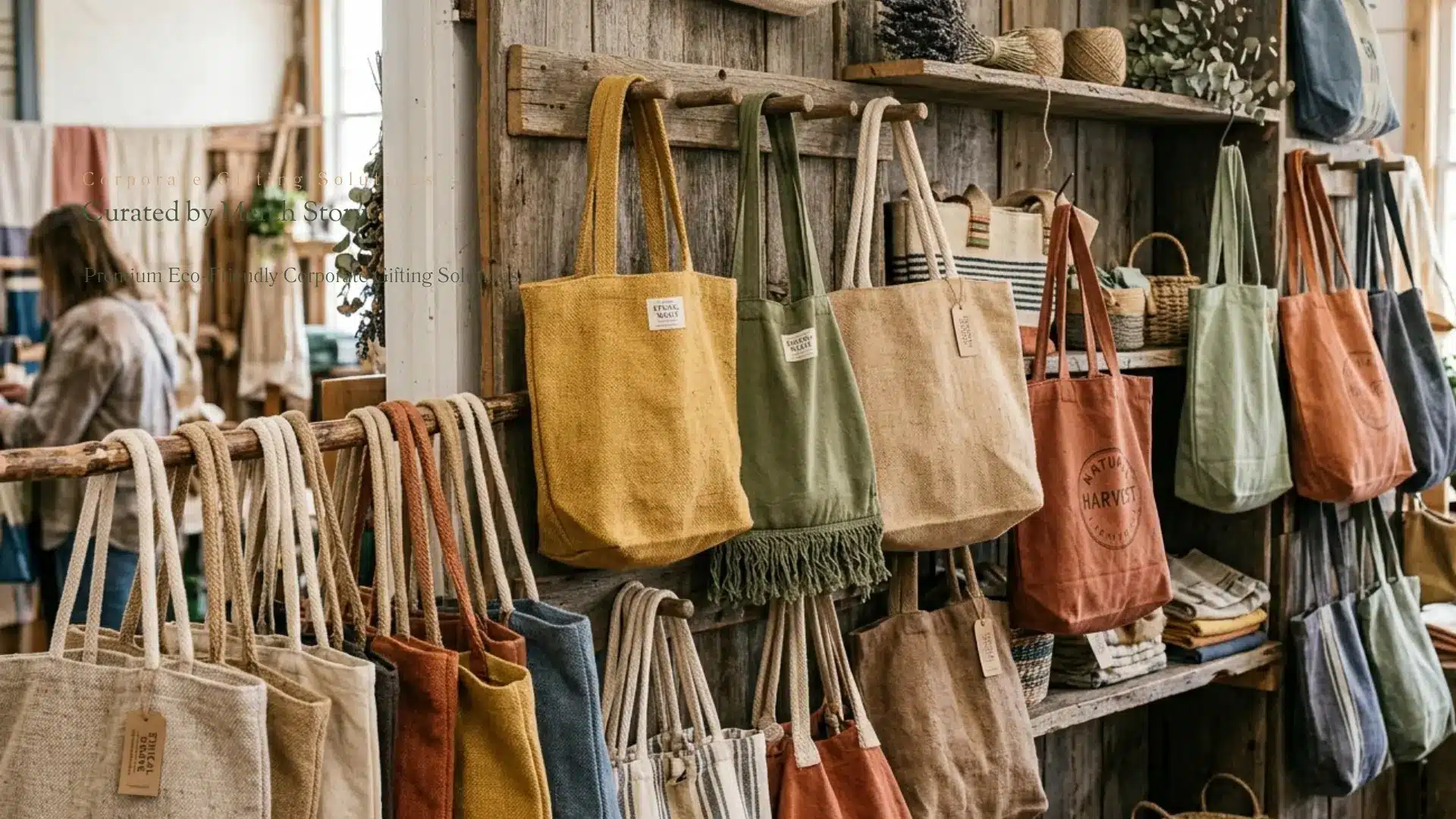 Branded tote bags for corporate gifting, onboarding and events in India