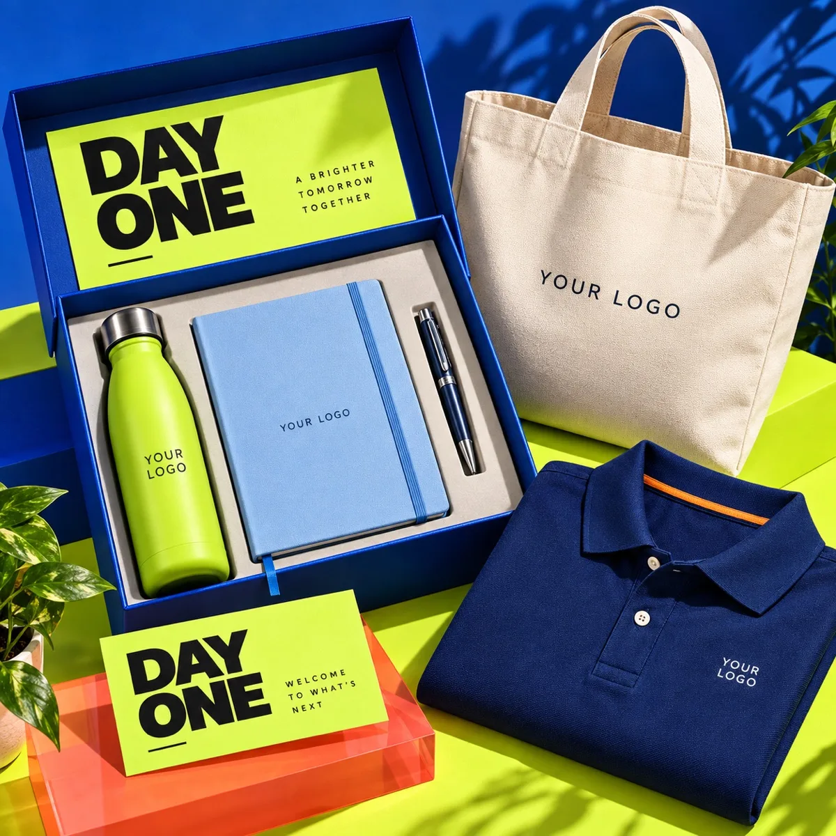 Employee welcome kits customisation concept