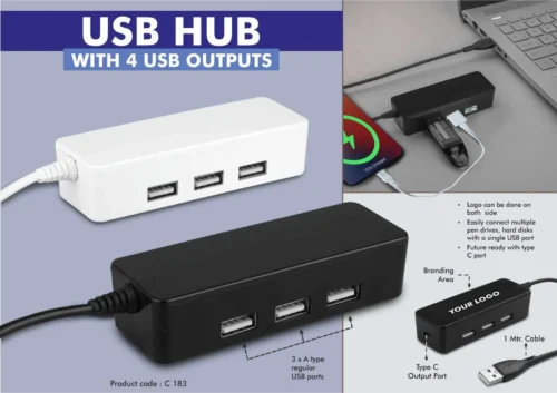 USB Hub with 4 USB Output