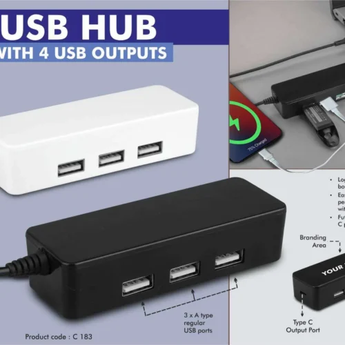 USB Hub with 4 USB Output