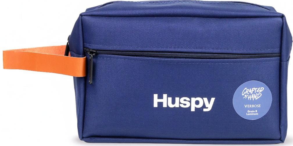 Custom Navy Dual-Zip Travel Pouch
